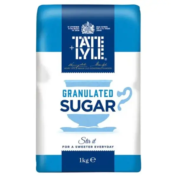 Tate & Lyle Granulated Sugar 1kg | Pure White Sugar for Baking & Daily Use